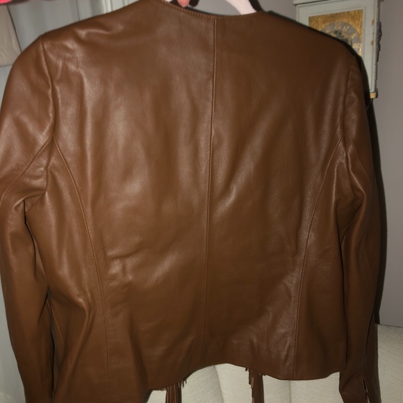 Fringe Leather Jacket - Picture 2 of 3